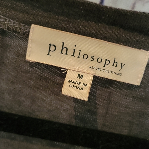 Philosophy top, dark gray - Picture 2 of 3